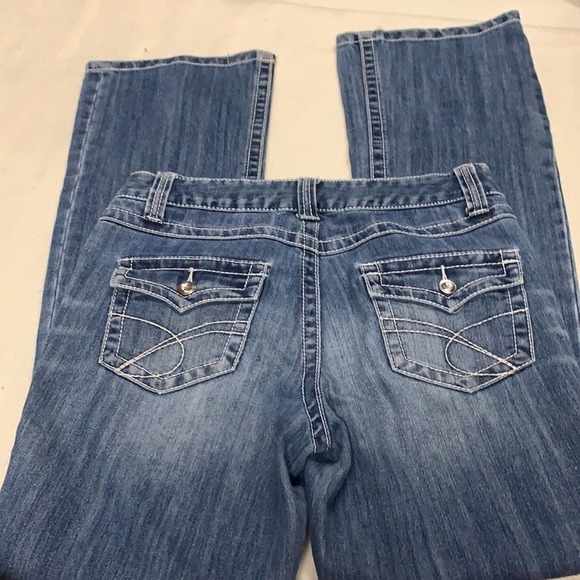Inc Denim Regular Boot Leg Jeans.Size 6. Hems Worn - Picture 8 of 9